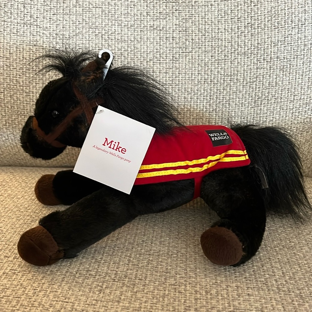 NWT 2016 WELLS FARGO Legendary Mike Pony Horse Plush